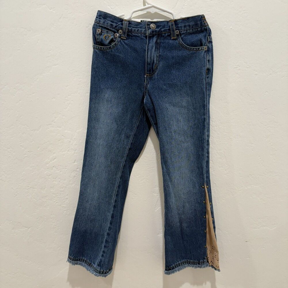 XOXO Girls Jeans 5 Blue Denim Bottoms Cotton Country Y2K New